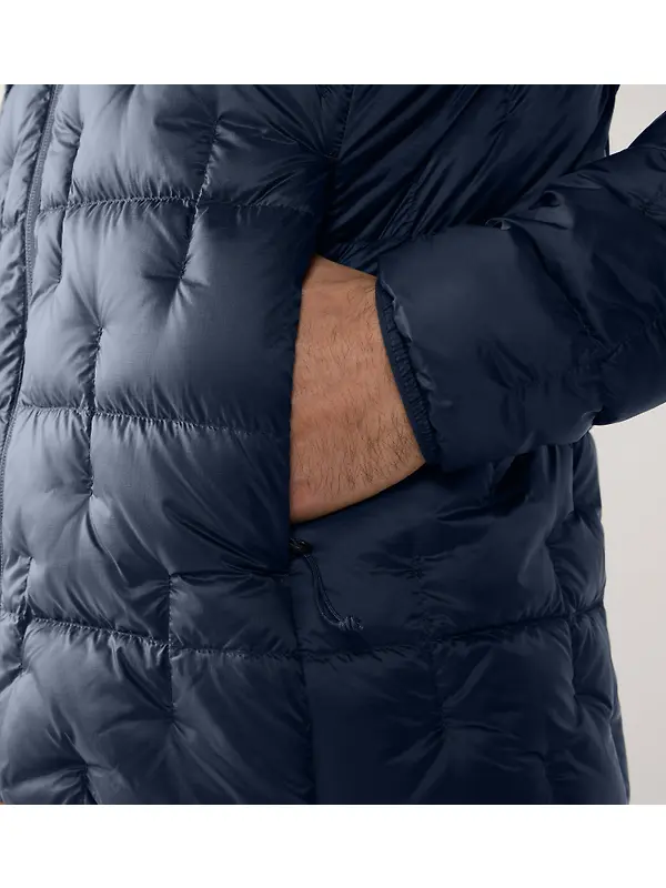 Haglöfs Men's Hede Down Hood Jacket - Tarn Blue Image 8