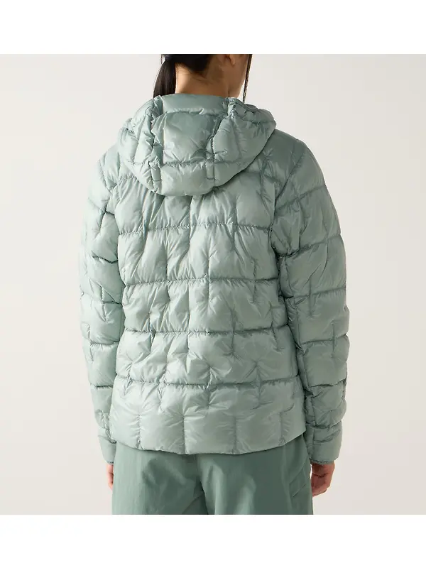 Haglöfs Women's Hede Down Hood Jacket - Dew Green Image 3