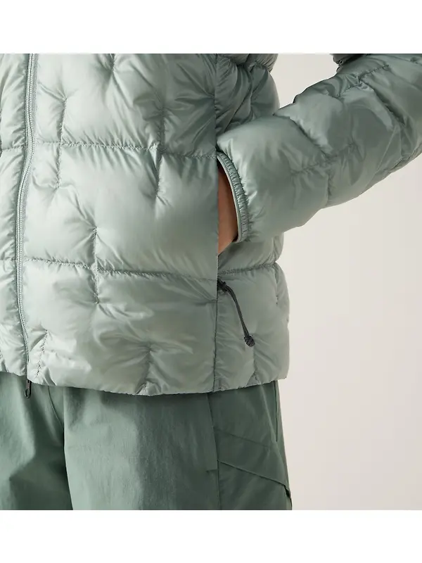 Haglöfs Women's Hede Down Hood Jacket - Dew Green Image 7