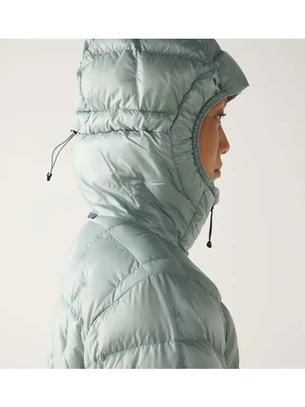 Haglöfs Women's Hede Down Hood Jacket - Dew Green Image 9