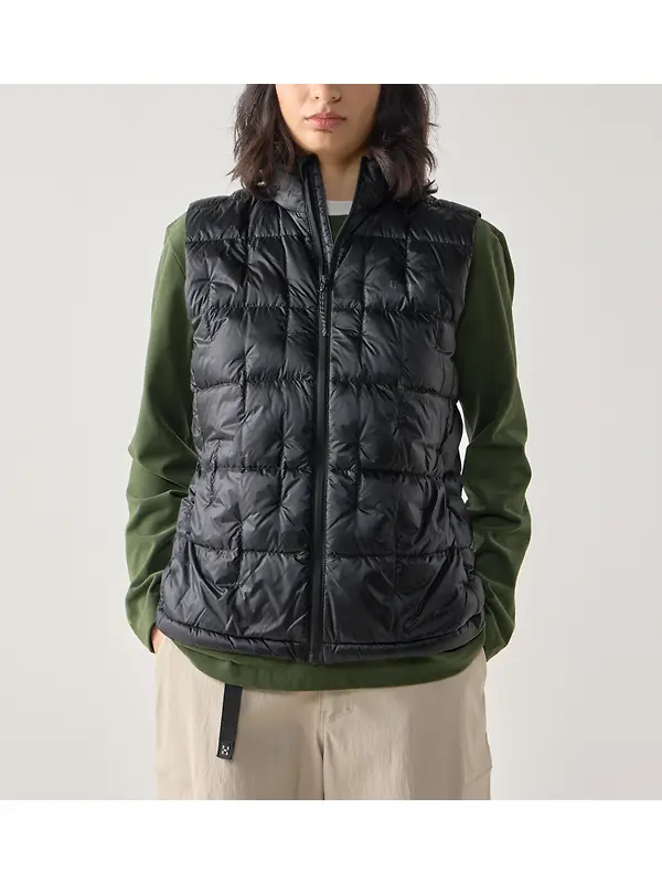 Haglöfs Women's Hede Down Vest - True Black Image 2