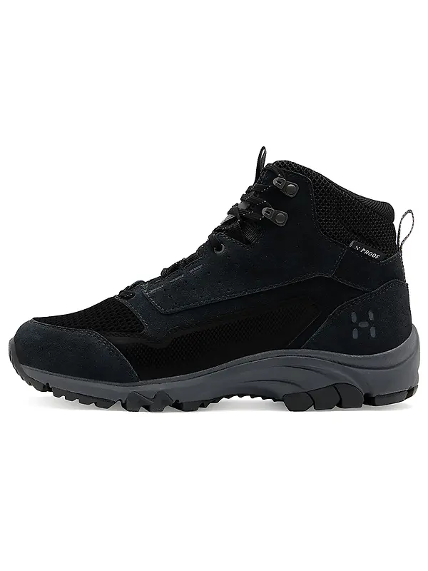 Haglöfs Men's Rosson Proof Mid Waterproof Shoes - True Black/Magnetite Image 1