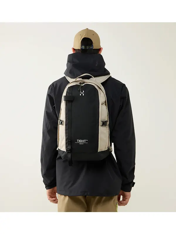 Haglöfs Tight Medium Backpack - True Black/Chalk Beige Image 2