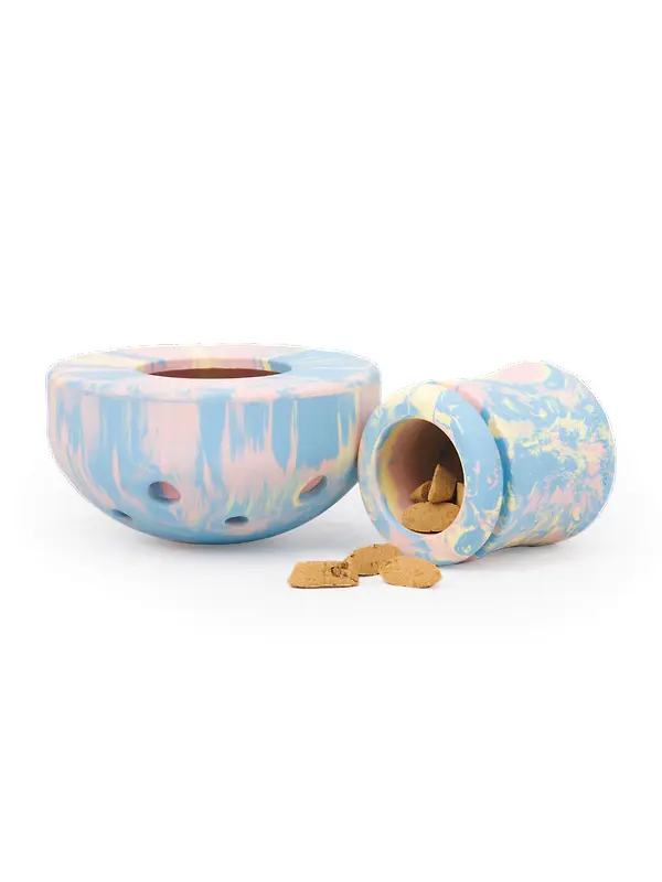 RUFFWEAR Porcini Dog Toy - Blue Prism Image 2