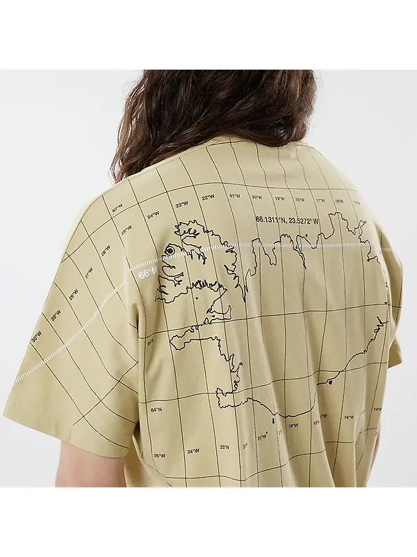 66°North Men's Suðureyri T-Shirt - Oat Grains Image 5