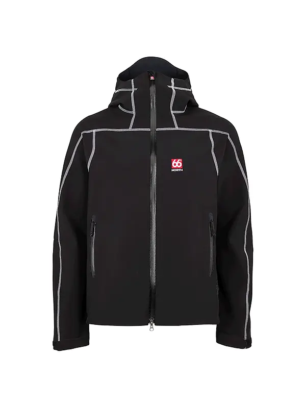 66°North Men's Vatnajökull Softshell Jacket - Black Image 1