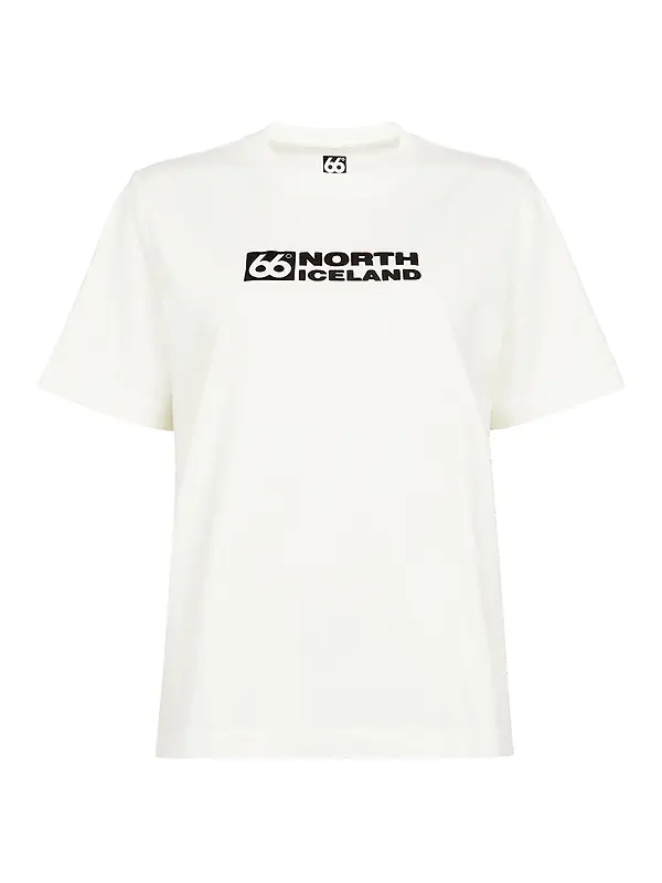 66°North Women's Borgir T-Shirt - Off White Image 1