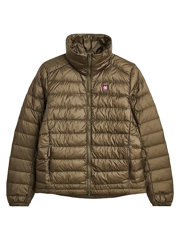 66°North Women's Keilir Down Collar Jacket - Light Wren Image 1
