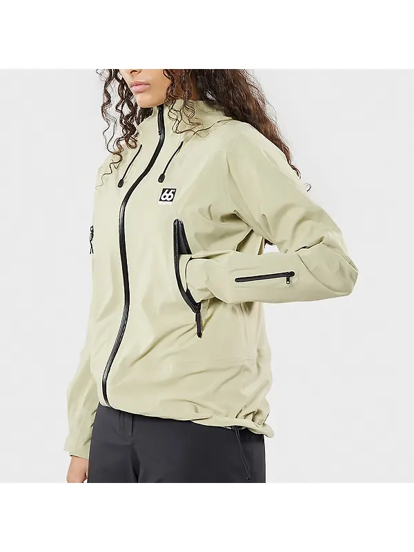 66°North Women's Snæfell Shell Jacket - Oat Grains Image 5