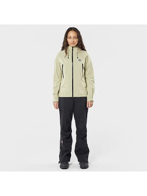 66°North Women's Snæfell Shell Jacket - Oat Grains Image 2
