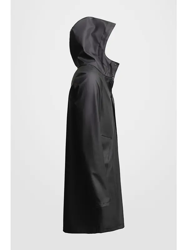 Stutterheim Stockholm Lightweight Raincoat - Black Image 6