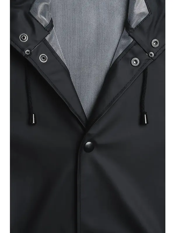 Stutterheim Stockholm Lightweight Raincoat - Black Image 8