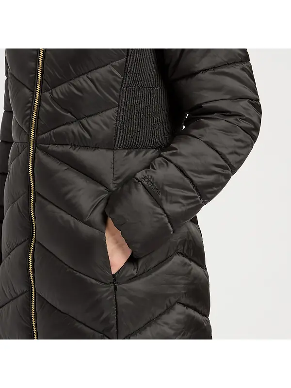 Joules Women's Pembury Showerproof Longline Hooded Coat - Black Image 4