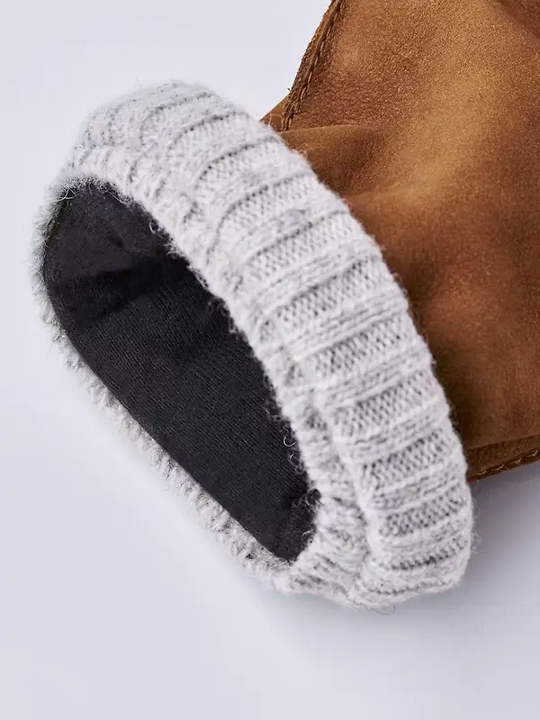 Hestra Joar Nubuck Leather Gloves - Cork Image 2