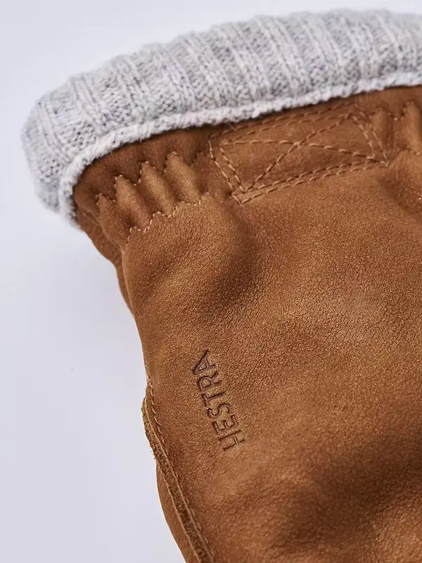 Hestra Joar Nubuck Leather Gloves - Cork Image 3