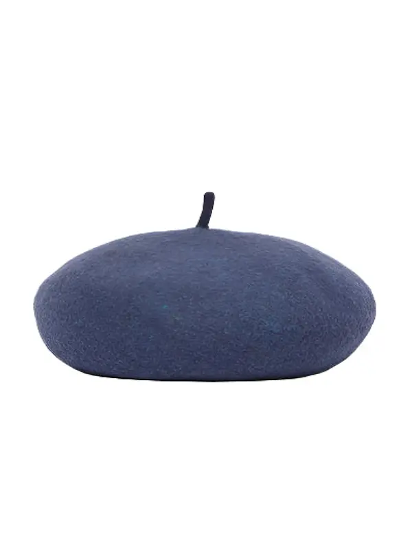 Joules Women's Amelie Adjustable Wool Beret Hat - Navy Image 1