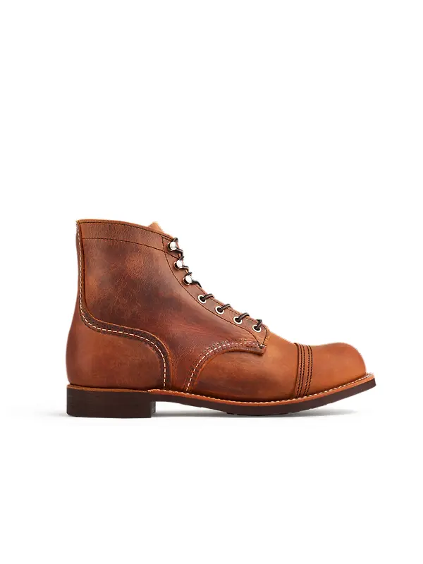 Red Wing Iron Ranger 6" Boot Rough & Tough Leather - Copper - Style 8085 Image 1