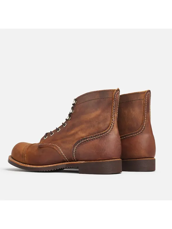 Red Wing Iron Ranger 6" Boot Rough & Tough Leather - Copper - Style 8085 Image 7