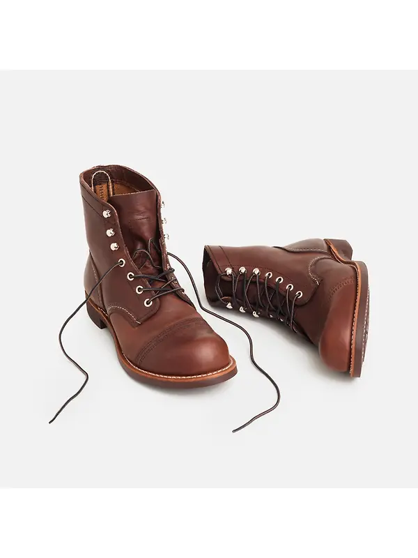 Red Wing Iron Ranger 6" Boot Harness Leather - Amber - Style 8111 Image 4