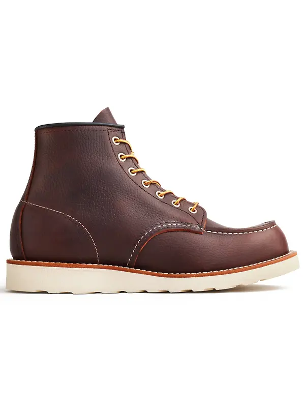 Red Wing Classic Moc Toe 6" Boots - Briar Oil-Slick Leather - Style 8138 Image 1