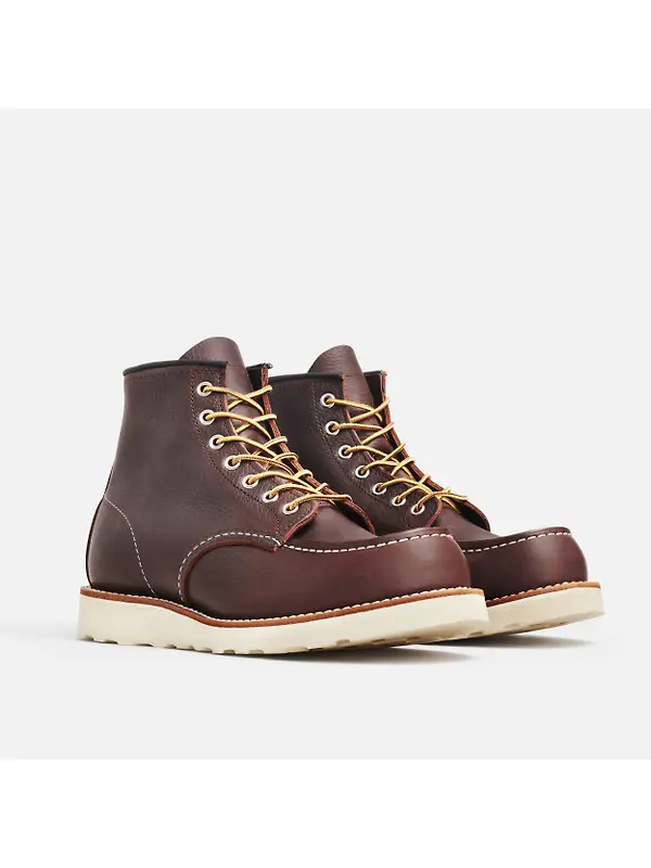 Red Wing Classic Moc Toe 6" Boot Oil-Slick Leather - Briar - Style 8138 Image 2