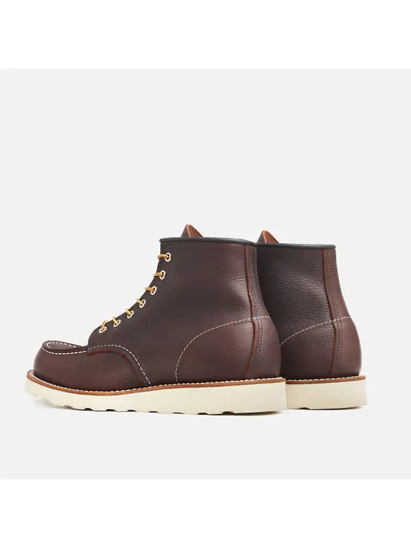 Red Wing Classic Moc Toe 6" Boot Oil-Slick Leather - Briar - Style 8138 Image 3