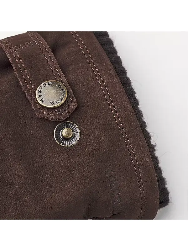 Hestra Bergvik Suede Leather Gloves - Espresso Image 3