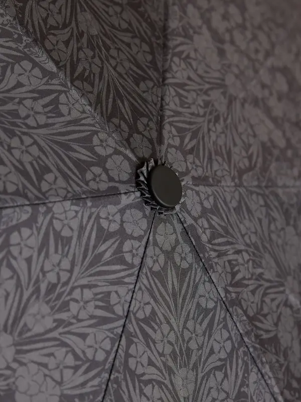 Joules Rayne Floral Printed Umbrella - Black Image 3