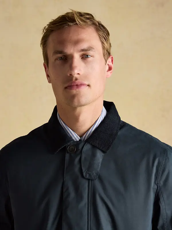 Joules Men's Sandford Waterproof Raincoat - Navy Image 14