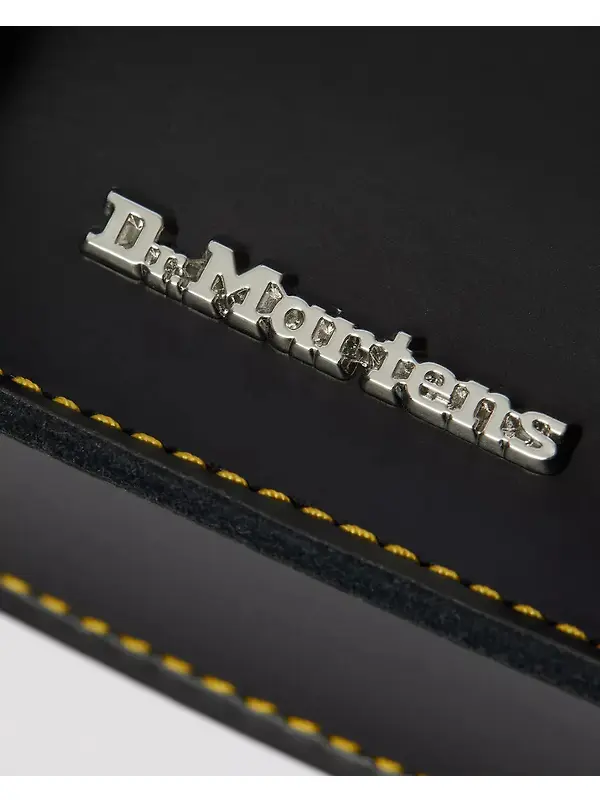 Dr. Martens 7" Smooth Leather Crossbody Bag - Black Image 5