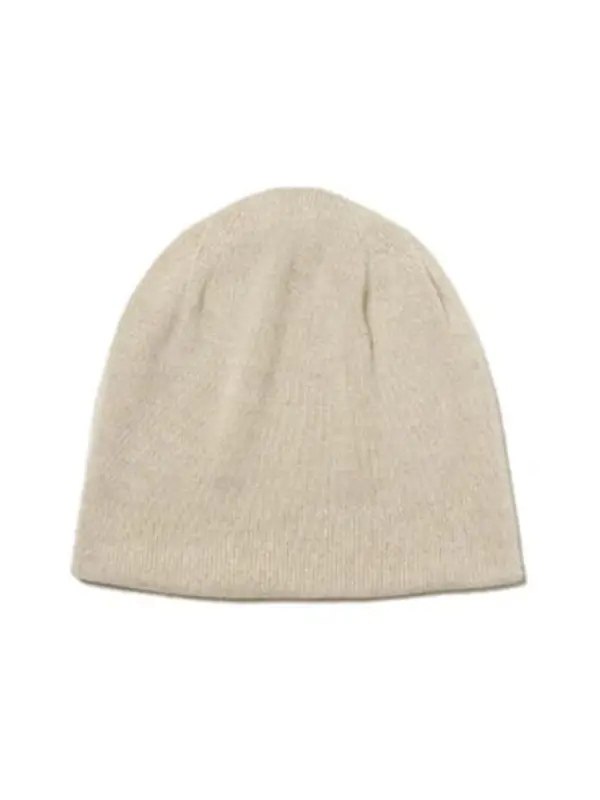Snow Peak Flat Knit Cap - Ivory Image 1