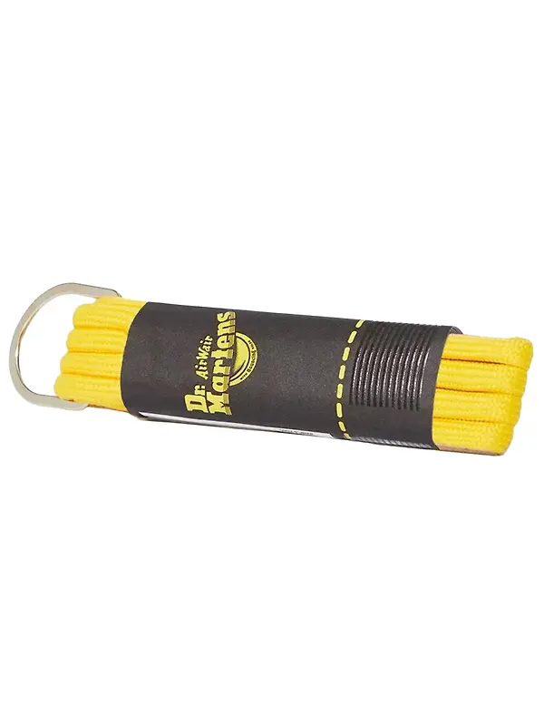 Dr Martens 65cm Round Shoe Laces (3 Eye) - Yellow Image 1