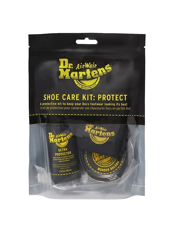 Dr. Martens Protect Shoe Care Kit - Black Image 1