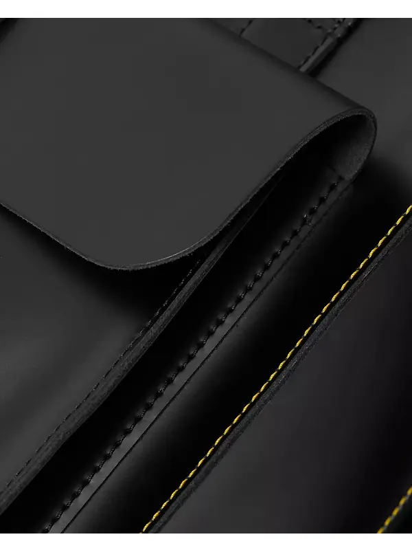Dr Martens Kiev Smooth Leather Laptop Backpack - Black Image 3