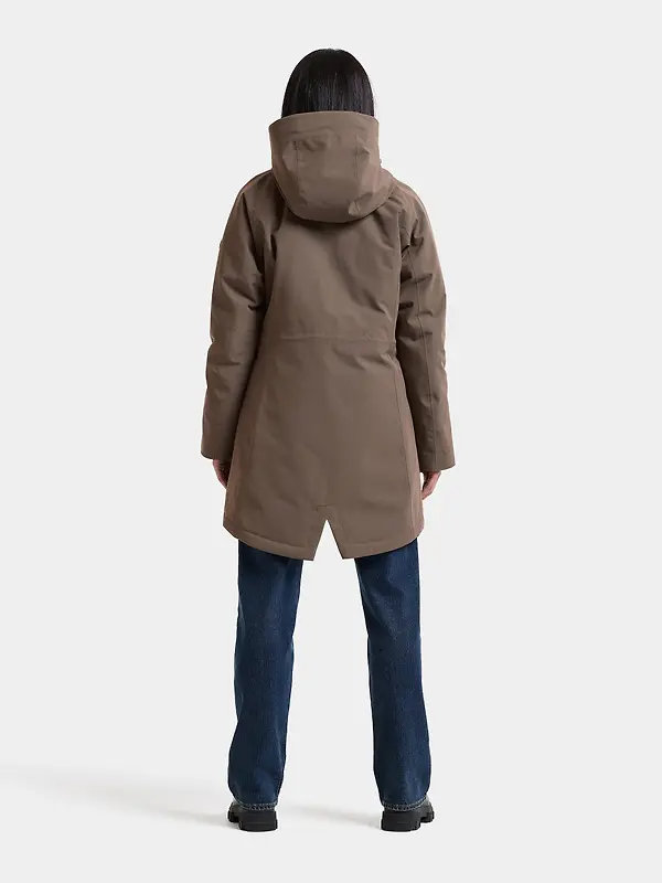 Didriksons Women's Alana Waterproof Parka - Mocha Brown Image 5