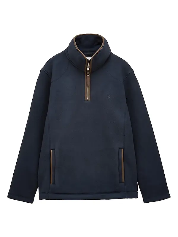 Joules Men's Heritage Quarter Zip Fleece - Navy Image 1