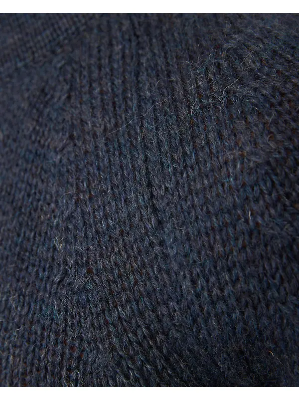 Peregrine Men's Bristol Zip Neck Jumper - Marine Image 5