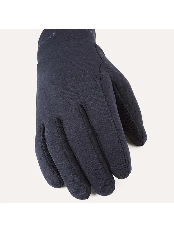 Sealskinz Acle Water Repellent Nanosealz Fleece Gloves - Navy Image 2