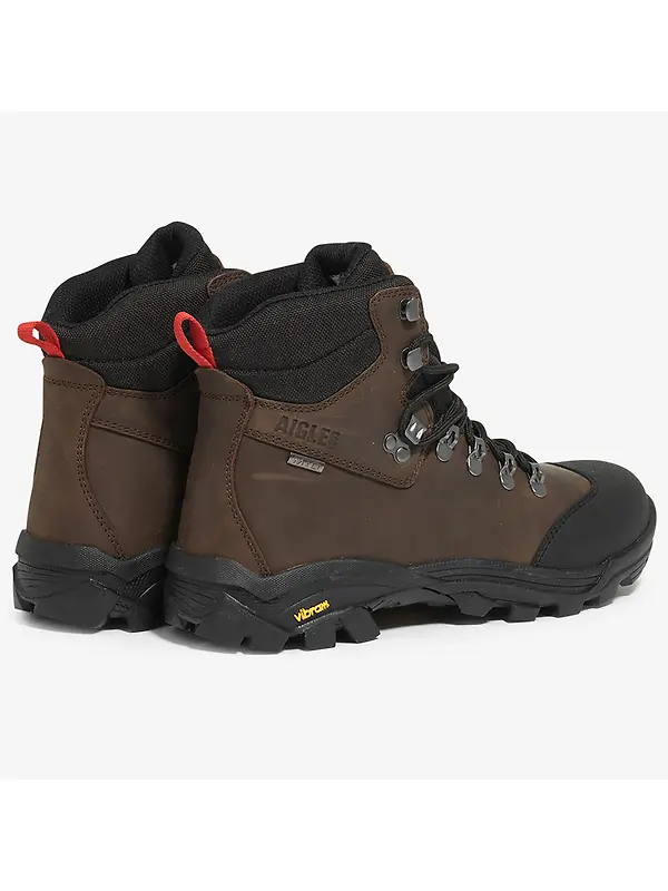 Aigle Laforse Vibram Walking Shoes - Dark Brown Image 3
