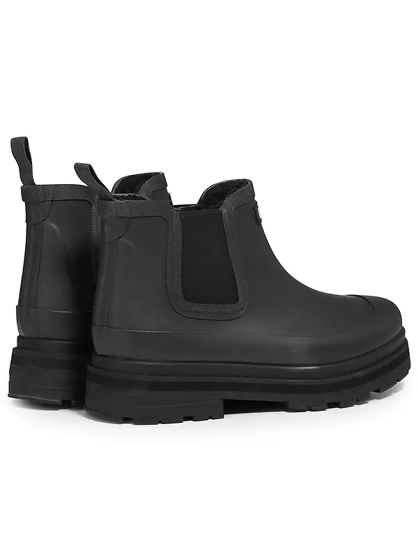 Aigle Women's Soft Rain Fur Waterproof Chelsea Boots - Noir Image 3