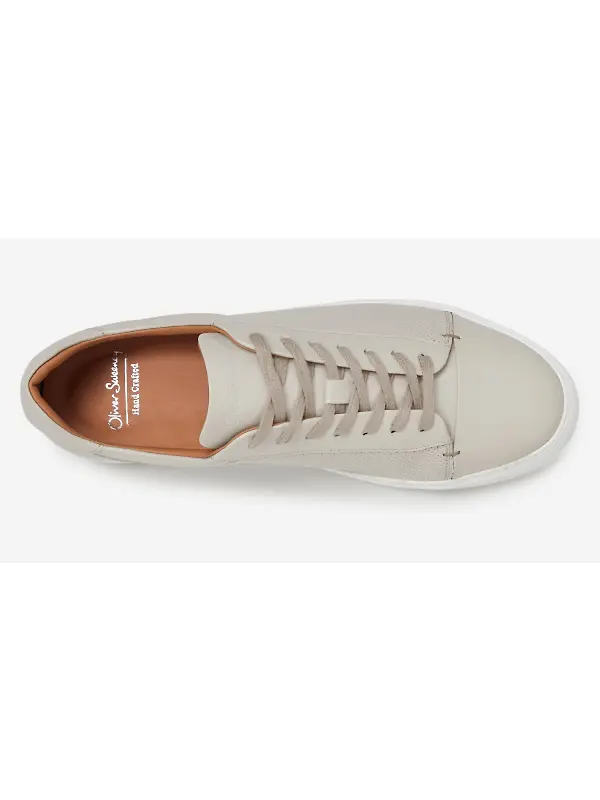 Oliver Sweeney Men's Almada Leather Trainers - Off White Image 5