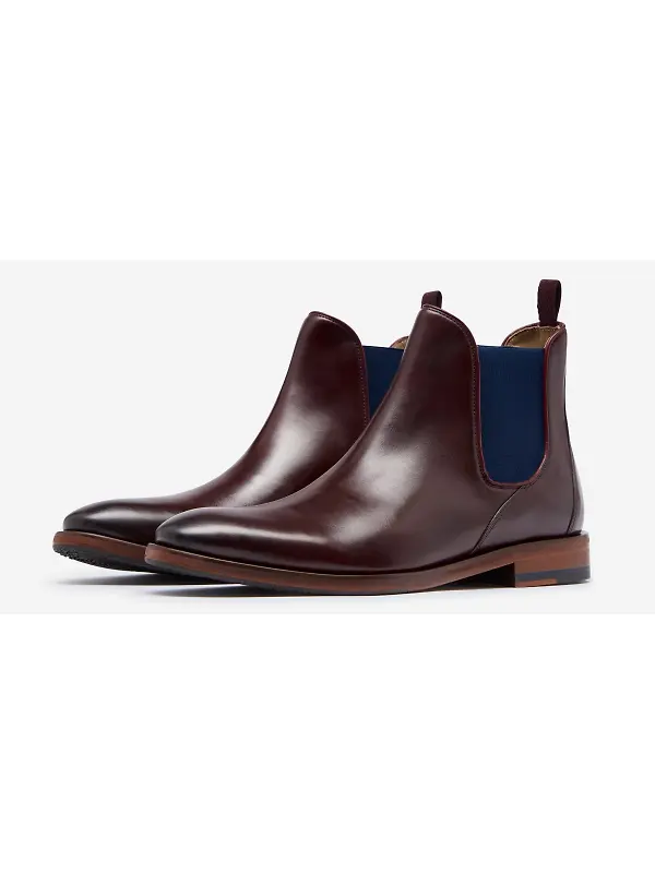 Oliver Sweeney Men's Andante Calf Leather Chelsea Boots - Burgundy Image 2
