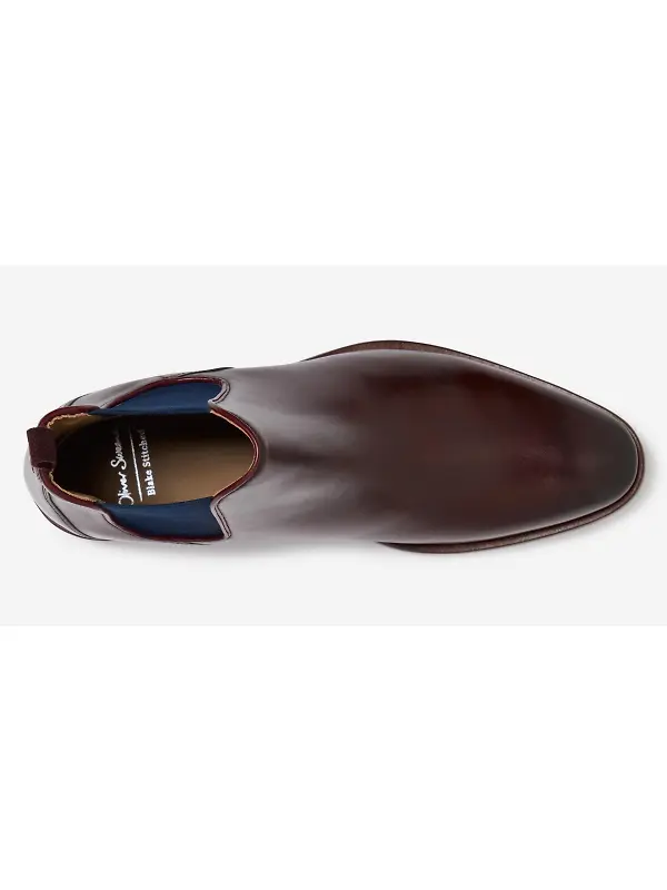 Oliver Sweeney Men's Andante Calf Leather Chelsea Boots - Burgundy Image 4