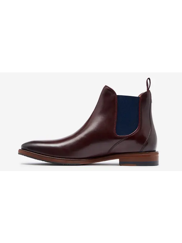 Oliver Sweeney Men's Andante Calf Leather Chelsea Boots - Burgundy Image 5