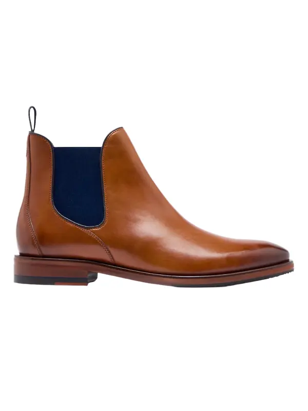 Oliver Sweeney Men's Andante Antiqued Leather Chelsea Boots - Tan Image 1