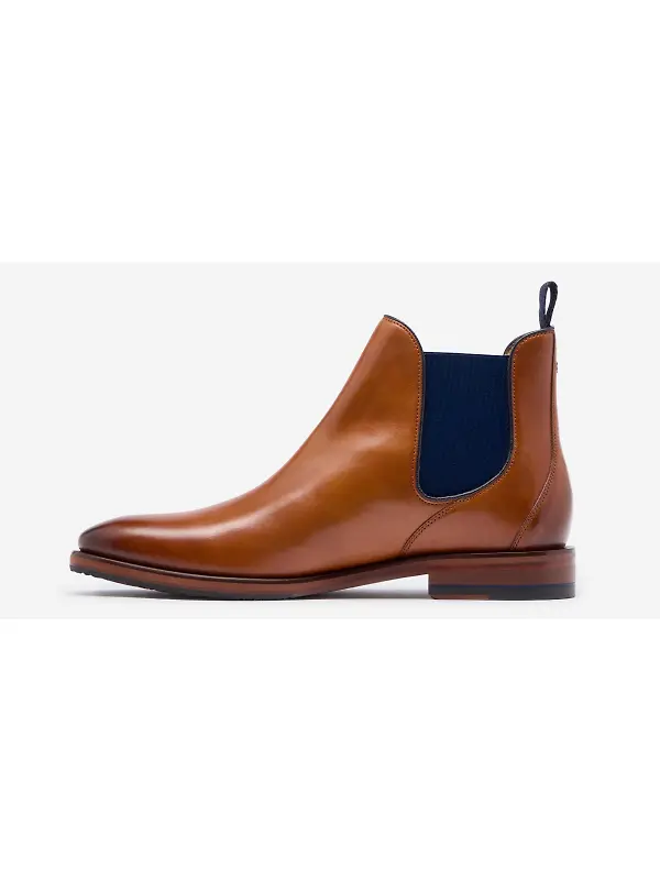 Oliver Sweeney Men's Andante Antiqued Leather Chelsea Boots - Tan Image 5