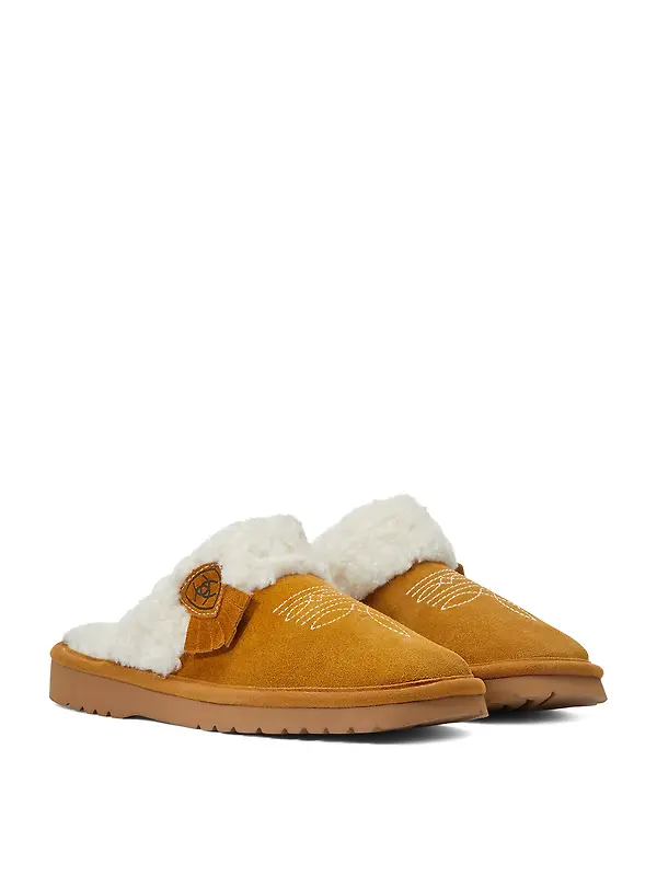 Ariat Women's Jackie Square Toe Slippers - Chestnut Image 3