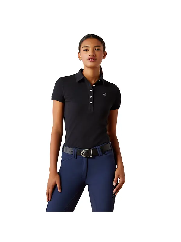 Product image of Ariat Women's Prix 3.0 Polo Shirt - Black