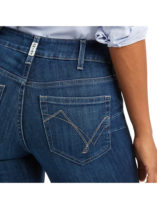 Ariat Women's R.E.A.L. Perfect Rise Abby Straight Jeans - Mackenzie - Regular Leg Image 9