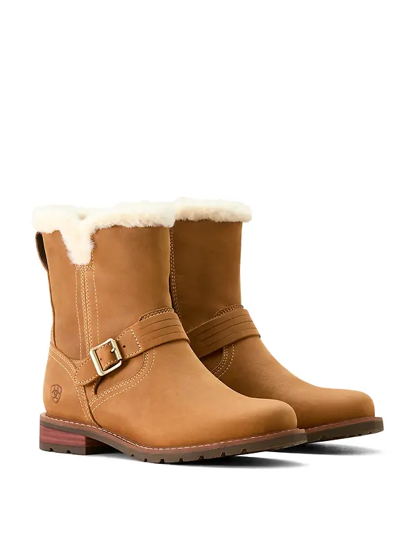 Ariat Women's Savannah Sherpa Waterproof Boots - Carmel Tan Image 7